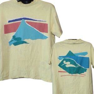80’s Op Ocean Pacific Classic Surfing T-Shirt Men’s Large? 2 Sided Graphics